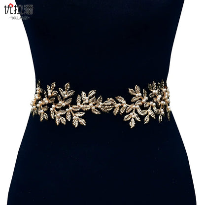 Trendy Classy Pearl Alloy Exquisite Women Belt