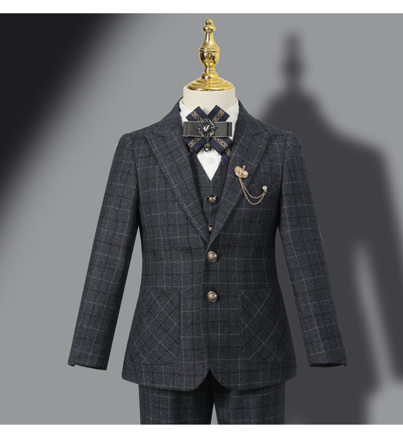 Dress Model Catwalk Host Piano Children's Suit Ages 3-13 yrs old