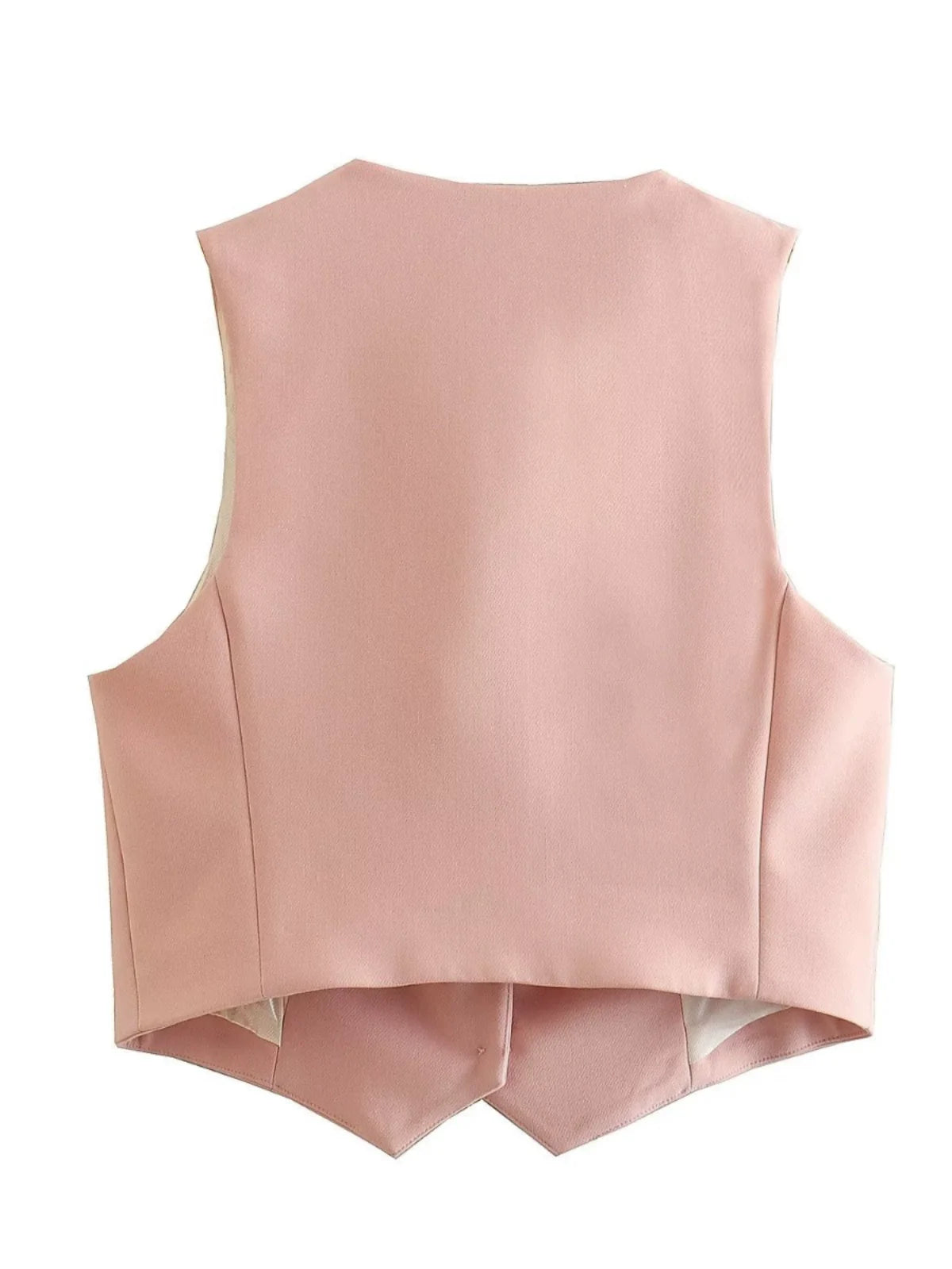 Sleeveless Short Vest and Pants