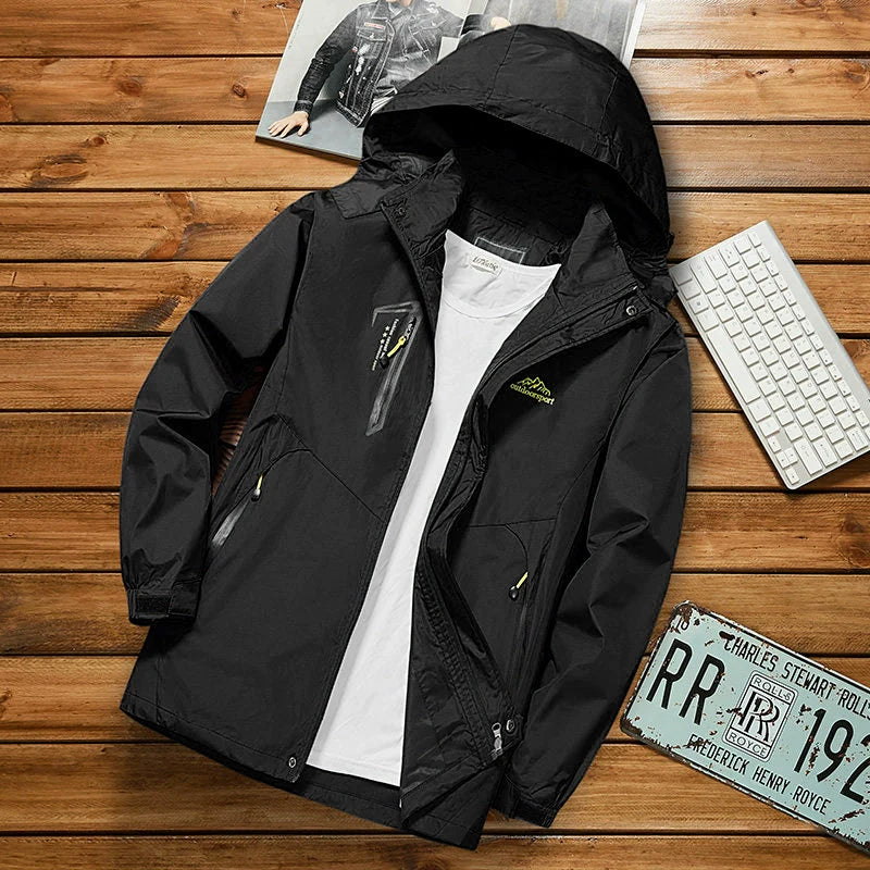 Women Thin Outdoor Waterproof All Year Round Shell Jacket