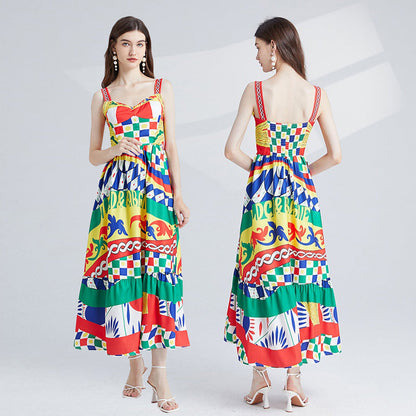 Summer Celebrity Short Sleeve Dress