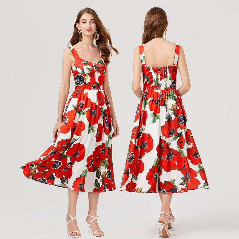 Summer Celebrity Short Sleeve Dress