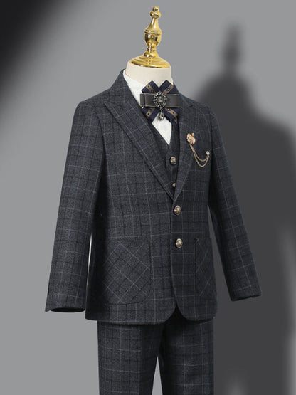 Dress Model Catwalk Host Piano Children's Suit Ages 3-13 yrs old