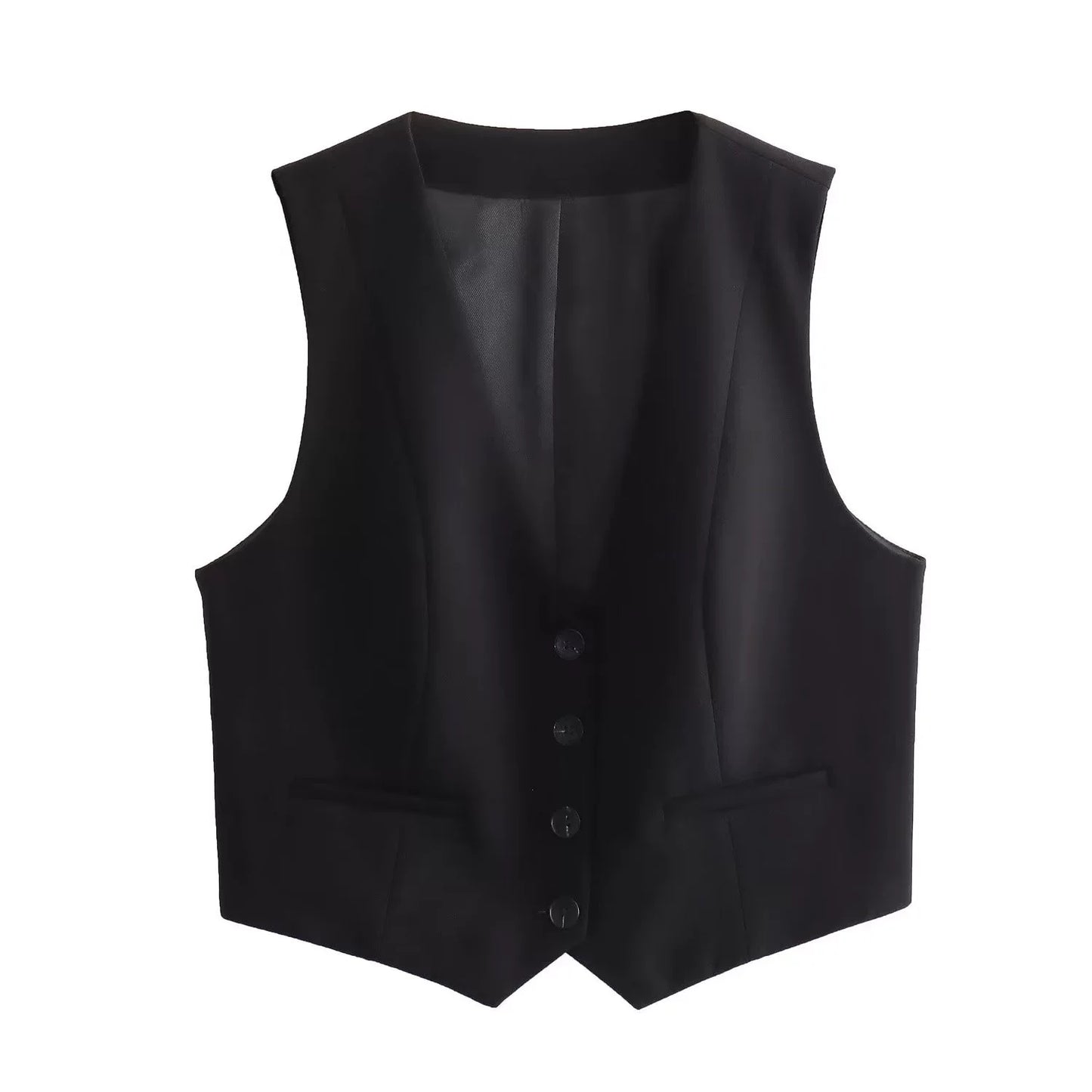Sleeveless Short Vest and Pants