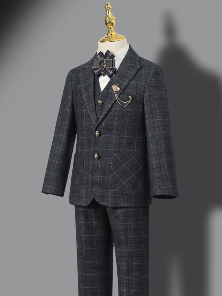 Dress Model Catwalk Host Piano Children's Suit Ages 3-13 yrs old