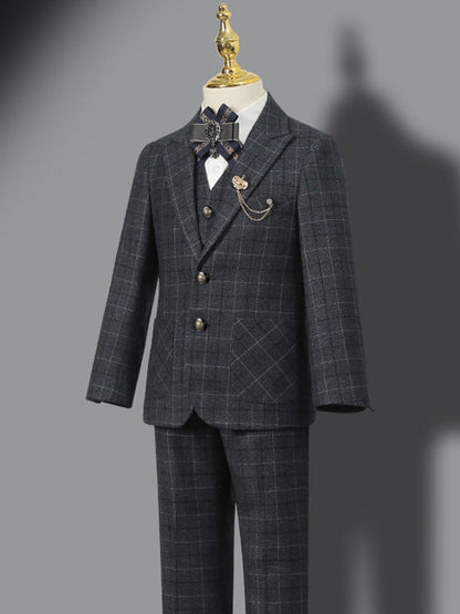 Dress Model Catwalk Host Piano Children's Suit Ages 3-13 yrs old