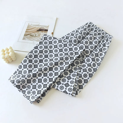 Men Pure Cotton Spring and Summer Pajama Pants