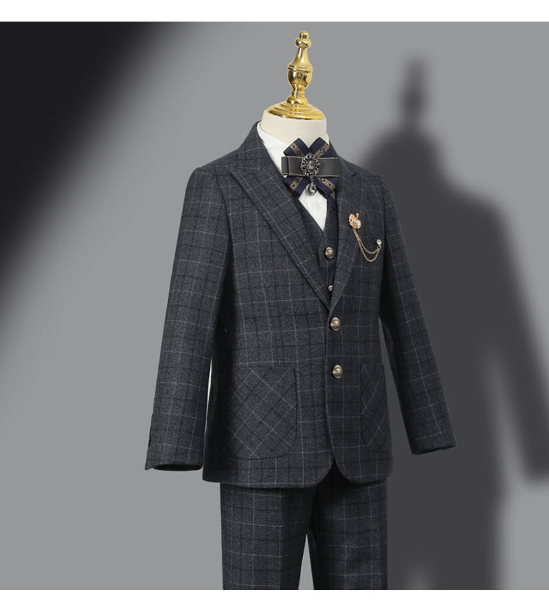 Dress Model Catwalk Host Piano Children's Suit Ages 3-13 yrs old