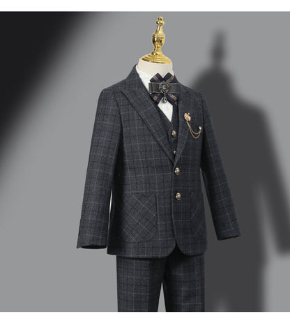 Dress Model Catwalk Host Piano Children's Suit Ages 3-13 yrs old