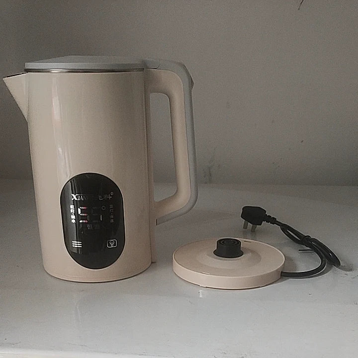 2L Electric Kettle Automatic Power off Stainless Steel Large Capacity Immersion Heater