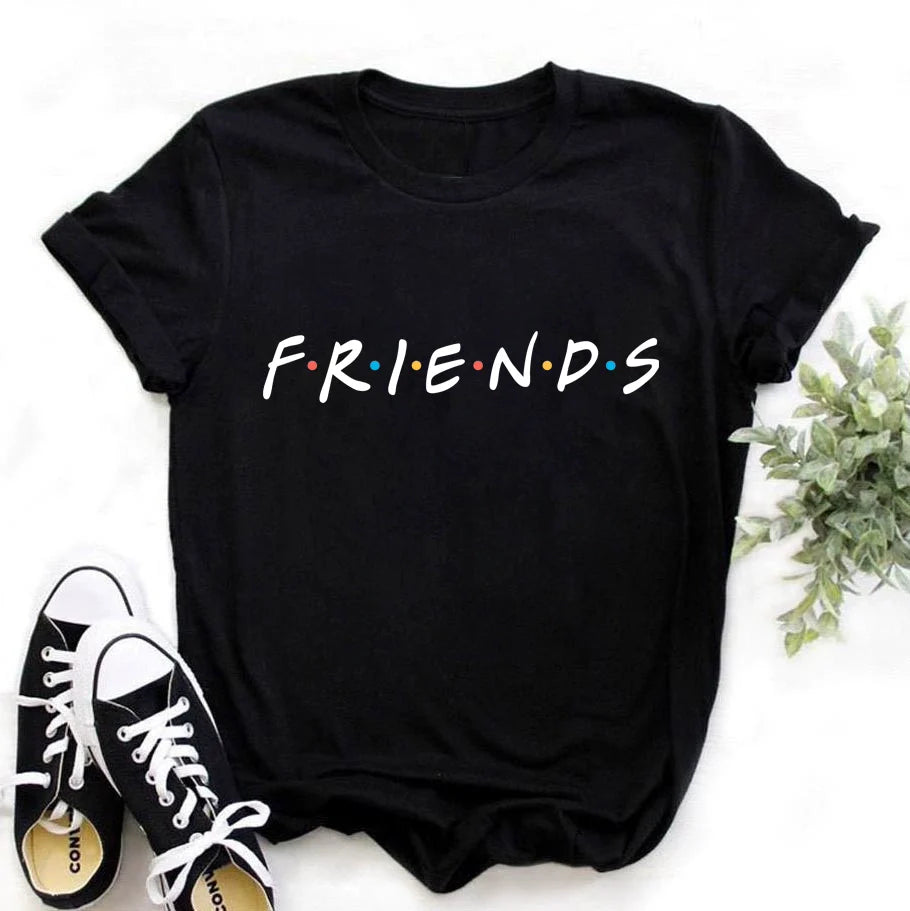 Short Sleeve T-Shirts Round Neck Cartoon Printing Comfortable