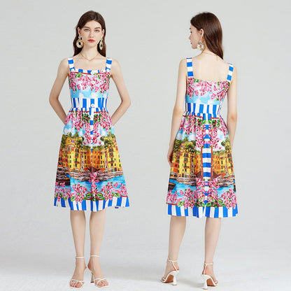 Summer Celebrity Short Sleeve Dress