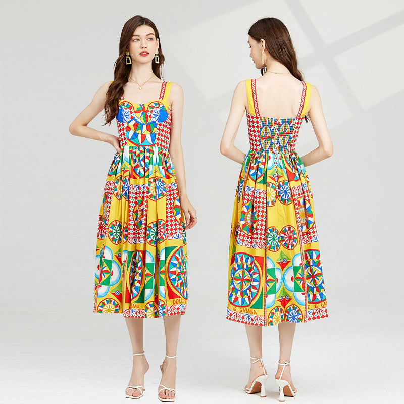 Summer Celebrity Short Sleeve Dress