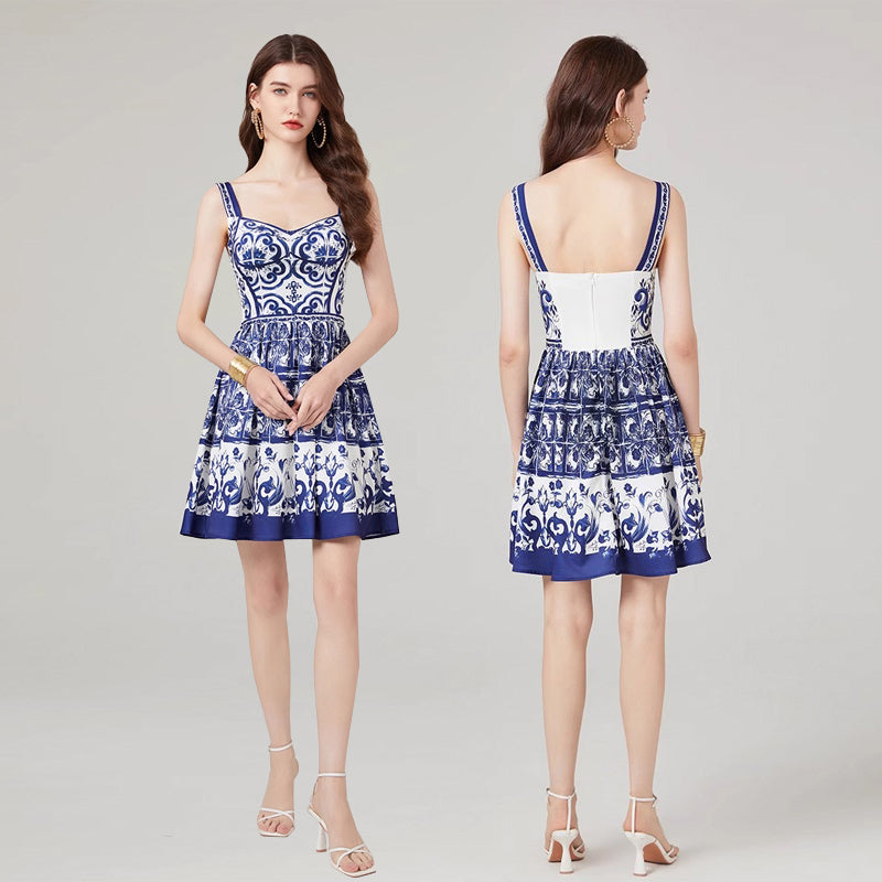 Summer Celebrity Short Sleeve Dress