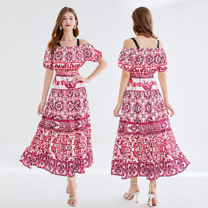 Summer Celebrity Short Sleeve Dress