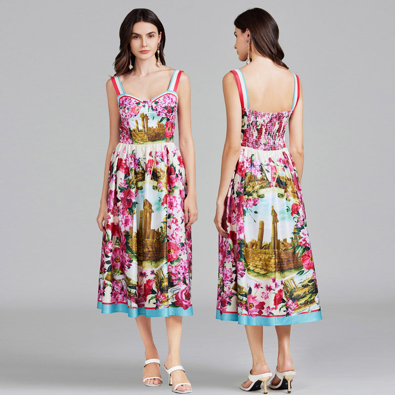 Summer Celebrity Short Sleeve Dress