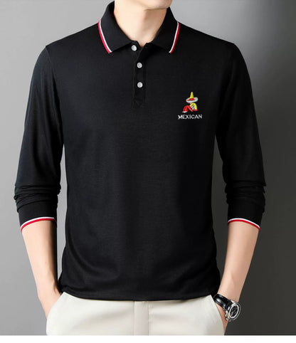 Men/Women Shirt Short-Sleeved and Long-Sleeved Casual Polo T-shirts