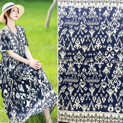 Silk Synthetic Cotton Rayon Cloth Mulberry Summer Loungewear Pajamas Dress