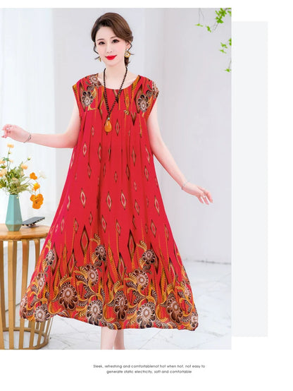 Summer Pure Cotton Stylish Extra Large Size 110.00kg Dress or Sleepwear