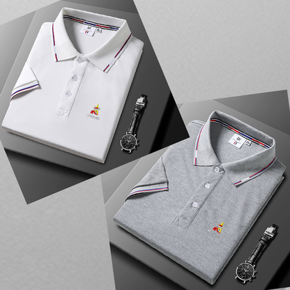 Men/Women Shirt Short-Sleeved and Long-Sleeved Casual Polo T-shirts