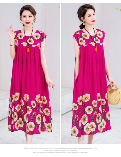 Summer Pure Cotton Stylish Extra Large Size 110.00kg Dress or Sleepwear