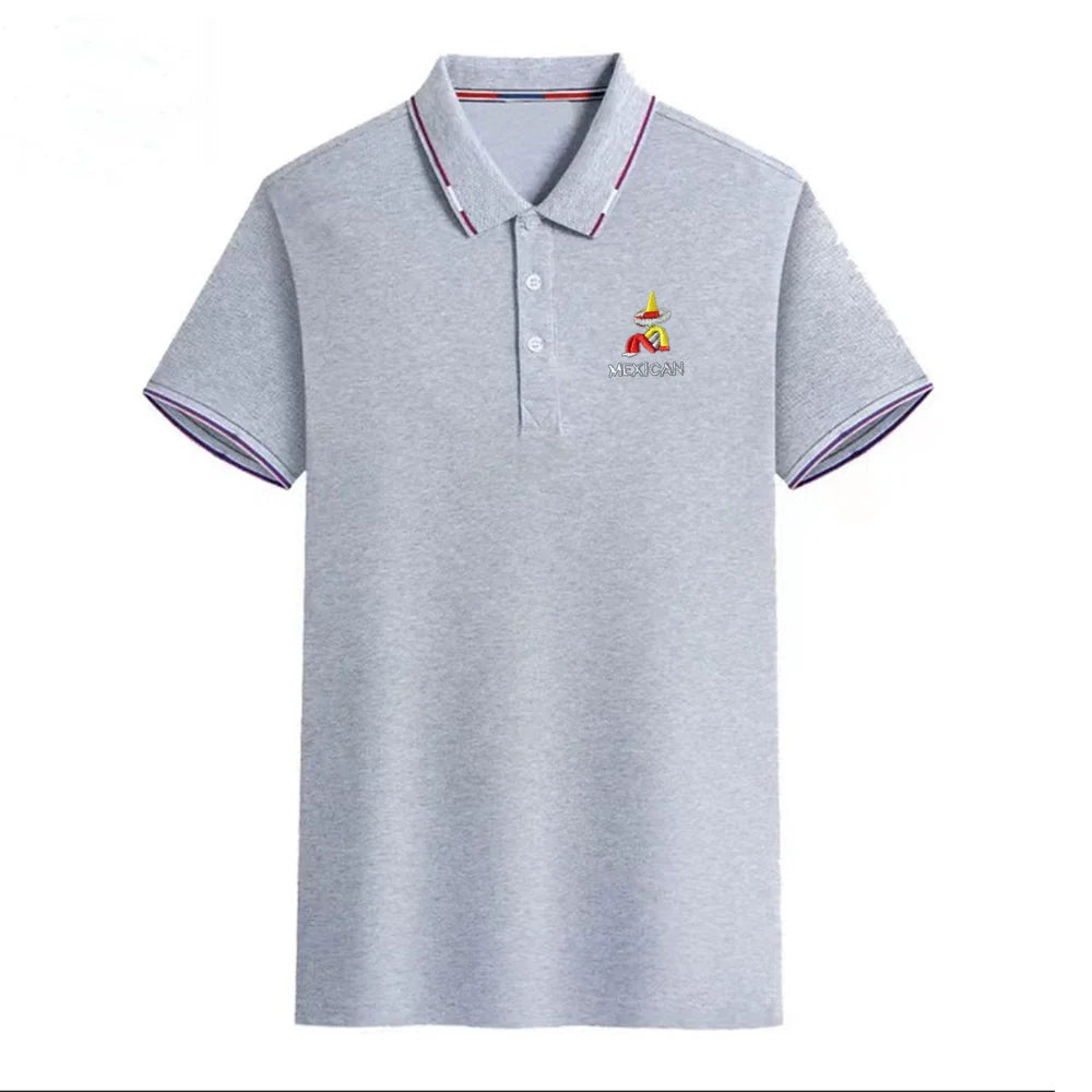Men/Women Shirt Short-Sleeved and Long-Sleeved Casual Polo T-shirts