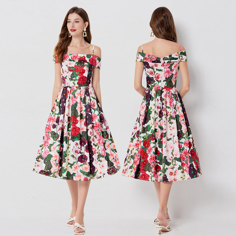 Summer Celebrity Short Sleeve Dress