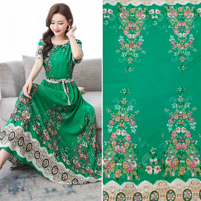 Silk Synthetic Cotton Rayon Cloth Mulberry Summer Loungewear Pajamas Dress