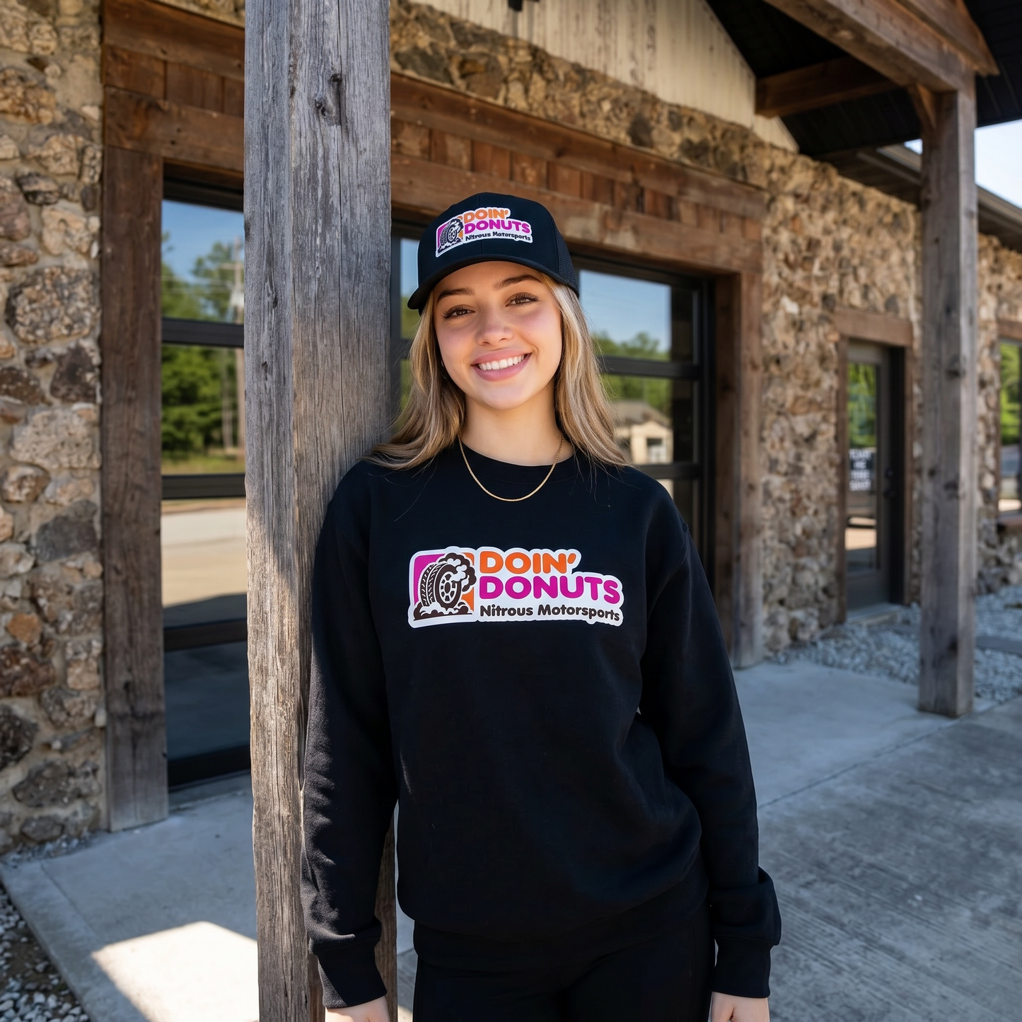 Doin' Donuts Parody Sweatshirt