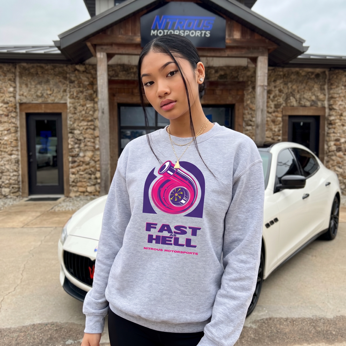 Fast As Hell Parody Sweatshirt