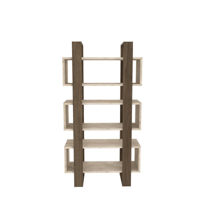 Reina 59" Modern Bookcase with Open Shelves