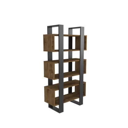 Reina 59" Modern Bookcase with Open Shelves