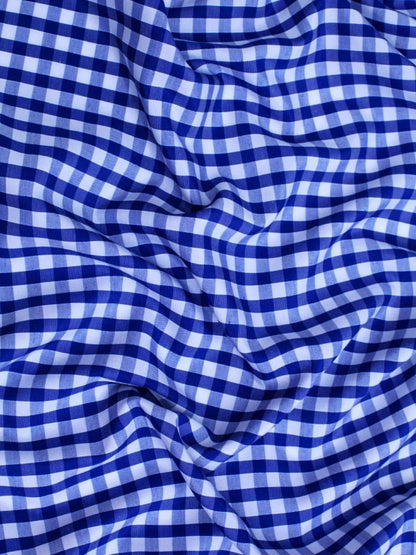 Gingham 1/4" Checkered Poly Cotton 58" Wide| New Creations Fabric & Foam Inc.