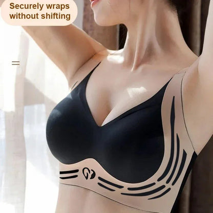 Wireless Push Up Support Bra for Women