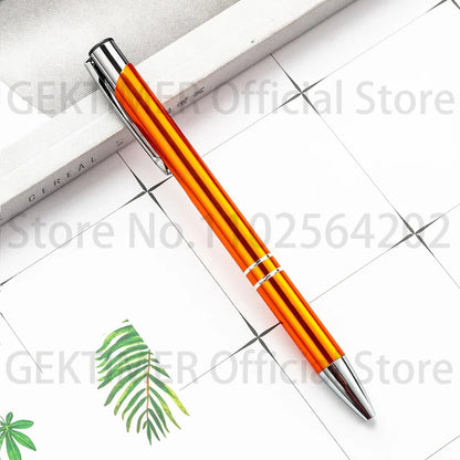 100 50 20 Pcs Custom Ballpoint Pen Metal Pen Support Custom Logo Advertising Personalized Pen Advertising Gift