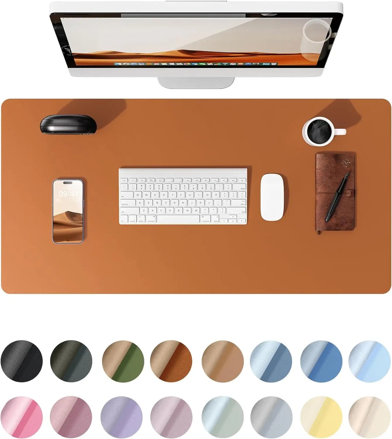 Leather Waterproof Desk Pad Protector