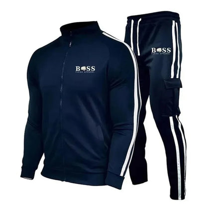 Men's Sport Casual Sweatshirt & Pant two-piece set