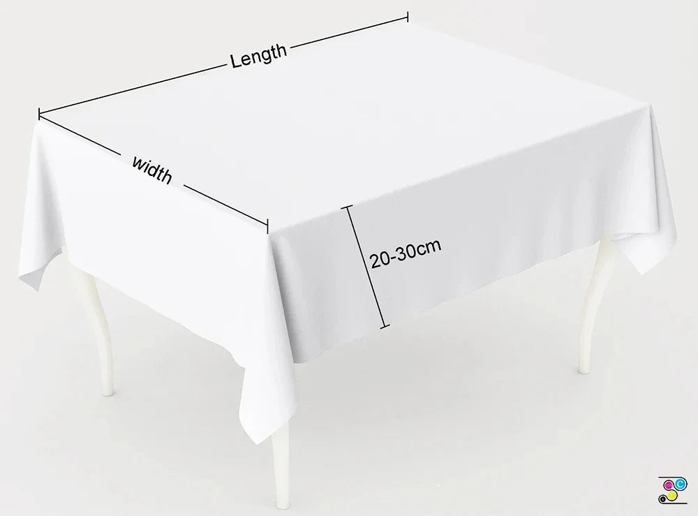 European Style Flower Tassel Tablecloth Thicken Chenille Rectangular Table Cover Round Dining Table Coffee Cloth Dust-proof