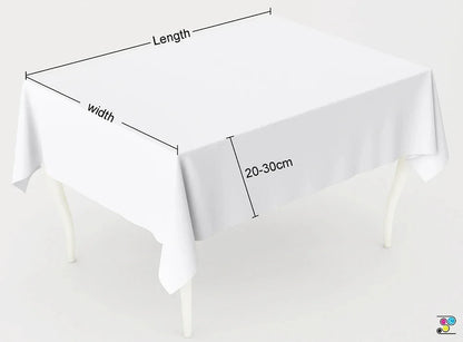 European Style Flower Tassel Tablecloth Thicken Chenille Rectangular Table Cover Round Dining Table Coffee Cloth Dust-proof
