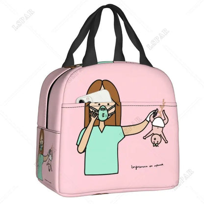 Thermal Insulated Women Lunch Bag