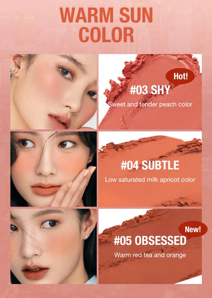 Lipstick Blush Stick 3-in-1 Eyes Cheek and Lip Tint Waterproof Lightweight Cream