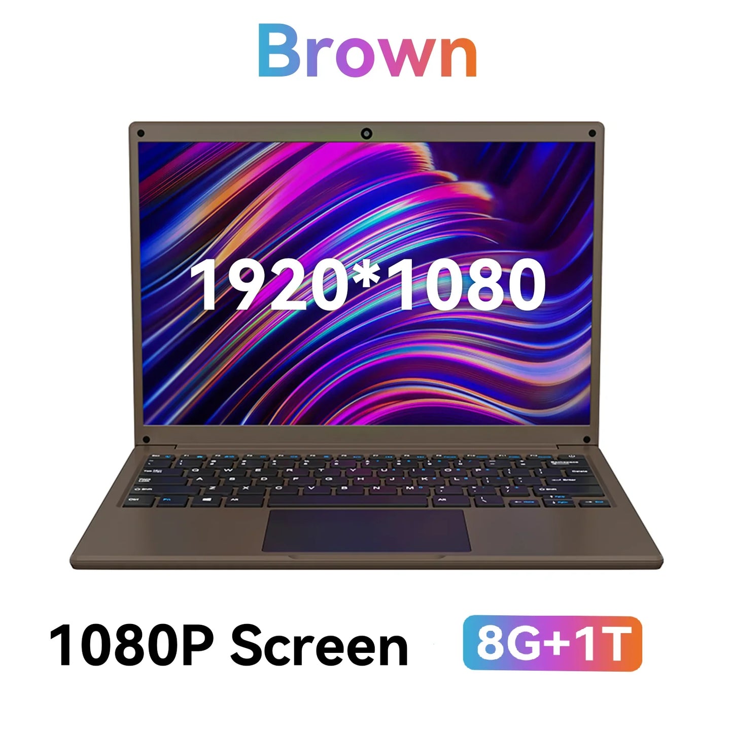 Adreamer Laptop 13.3 Inch Portable Laptops With Intel CPU 2.5K FHD IPS 8GB 1T SSD  2.5K FHD Display Notebook