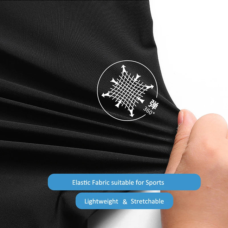 3 Pieces Men's Running Shorts Sports Gym Quick Dry Workout Training Fitness Jogging Short Pants