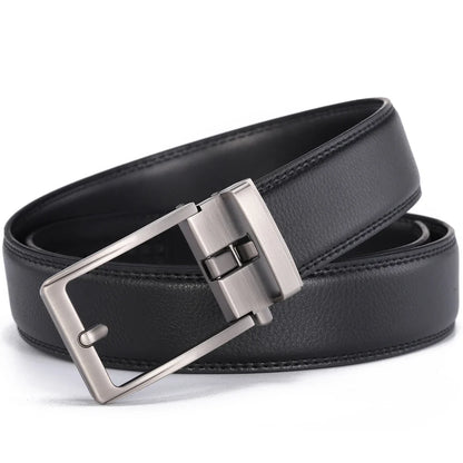 Men Luxury Buckle Genuine Leather Belt