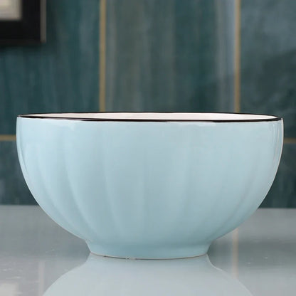 Large Size Cerc Bowl Set Creative Bowl Plate Combination Microwave Se Home Use Single 4 Pieces New 202 Dining Utensils