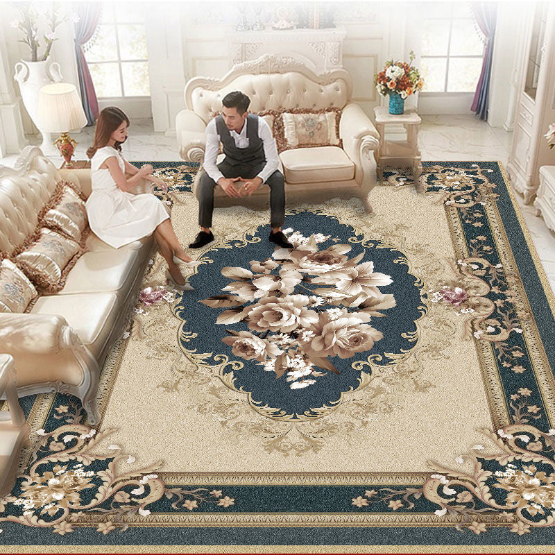 Luxury European Carpets for Living Room, Bedroom 200x300 Large Area Rugs Rug Washable