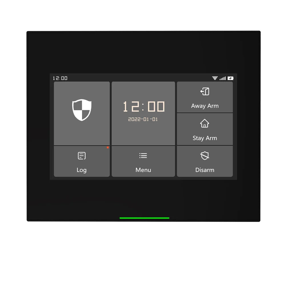 ACJ Wifi HD Smart Home Security Alarm System Kit Wireless 433MHz IR Detector Alarm Bell Door Sensor Doorbell Remote Control