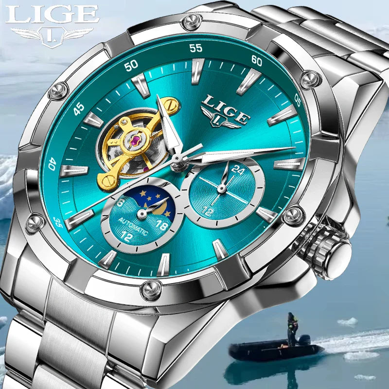 Men's Luxury Sports Waterproof Mechanical Wristwatch