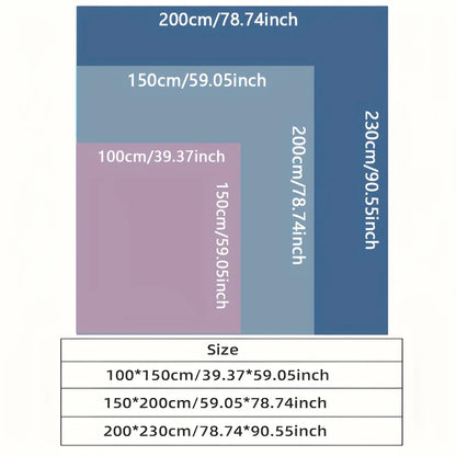 Cool Feeling Blanket Antibacterial Ice Cream Summer Quilt Washable Solid Color