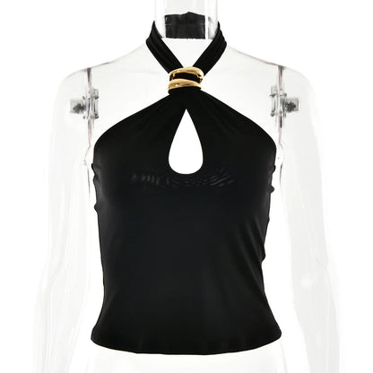 Women Off Shoulder Crop Slim Summer Shirt